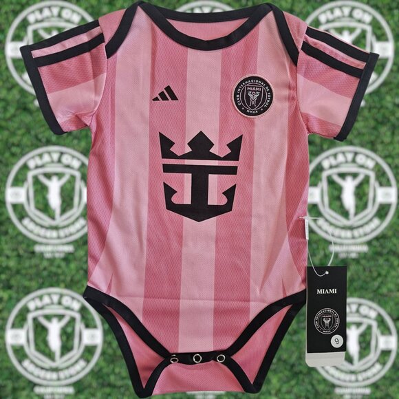 Baby Inter Miami 2025 Home Messi Bodysuit - Picture 1 of 3